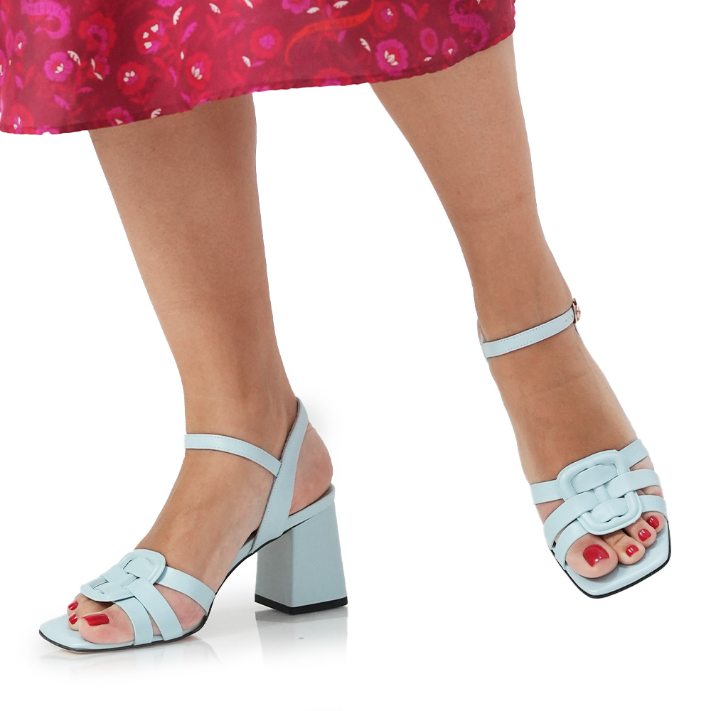 SANDALE ELEGANTE FIORE FINO