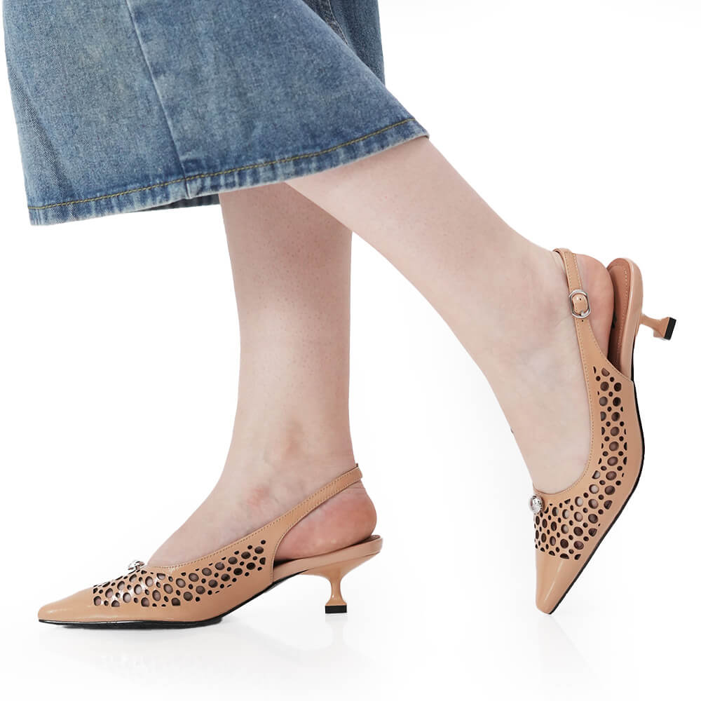 PANTOFI DECUPATI FIORE FINO