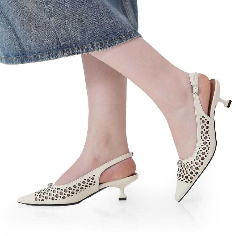 PANTOFI DECUPATI FIORE FINO