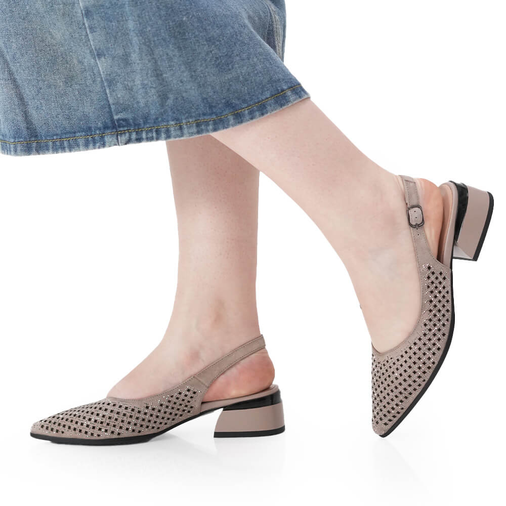 PANTOFI DECUPATI FIORE FINO